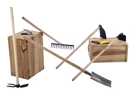 Kit de 7 outils potager pour personne de grande taille - Forges et