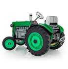 Tracteur ZETOR vert jouet mécanique miniature 1:25 en tôle de fer blanc fabriqué en Europe
