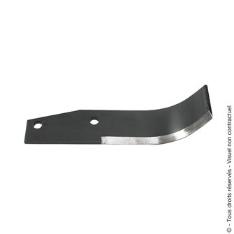 Couteau de fraise arrière adaptable gauche 220 mm Krone CFK22G